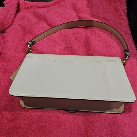 Coach Women's Cream and Tan Patterned Shoulder ag - Picture 5 of 17